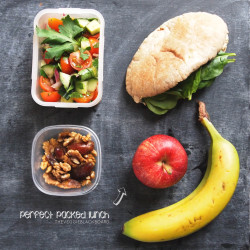 theveggieblackboard:  HEALTHY VEGAN LUNCH