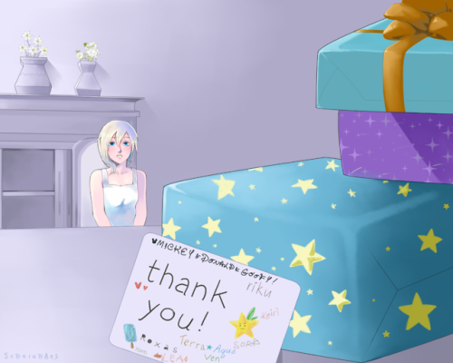 somniumars:  Thank Naminé  Bonus: Somehow there’s a feeling I can’t describe 