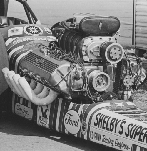 cncenginedynamics: Don Prudhomme / Lou Baney’s Shelby Super Snake : 427 SOHC