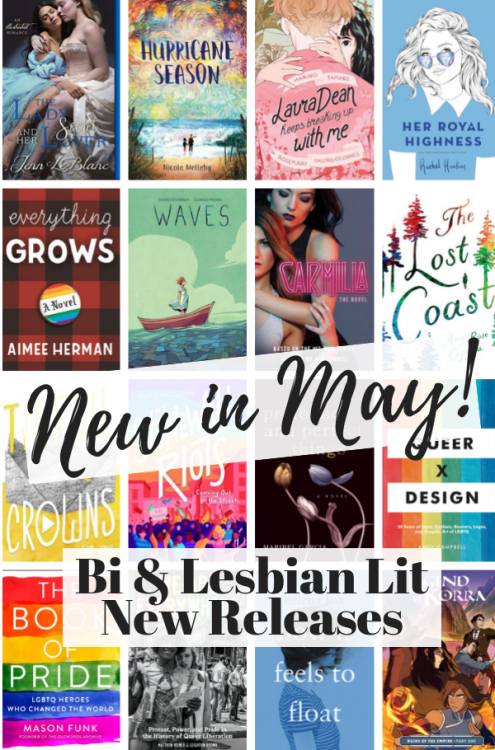 biandlesbianliterature: Sapphic Books Out In May! [image description: a collage of the covers of the