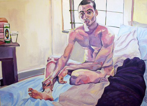thunderstruck9: Jordan Casteel (American, b. 1989), Elijah, 2013. Oil on canvas, 52 x 72 in.