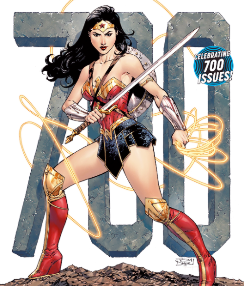 dianaprincedaily: Wonder Woman 700 issues celebration cover by Tony Daniel