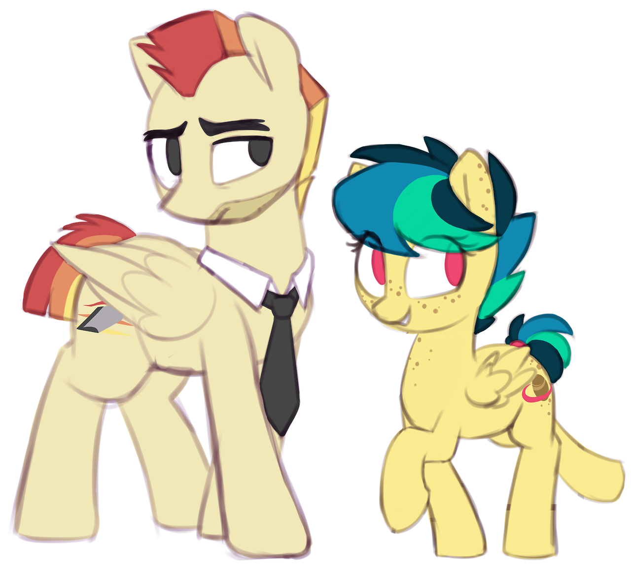  I&rsquo;ve been working on Delta&rsquo;s story lately and these two pones