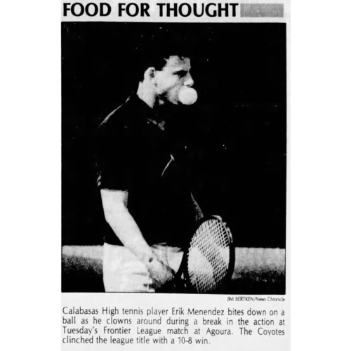 Hi Guys! Here’s A News Article About Erik Playing Tennis. 