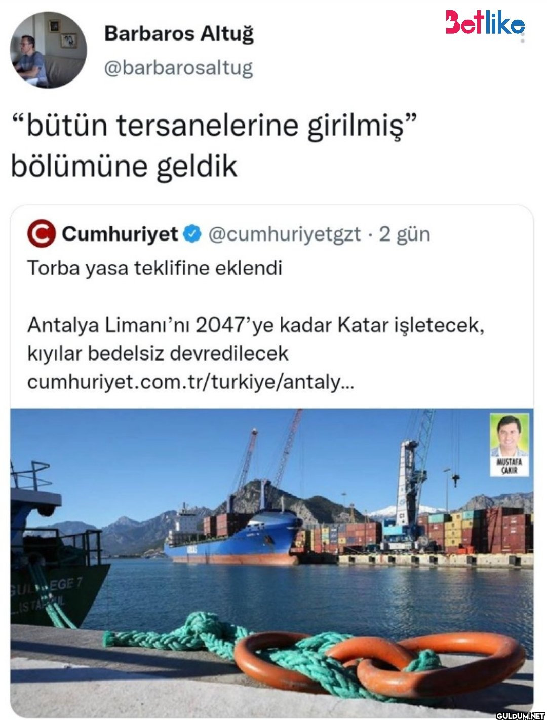 Barbaros Altuğ...