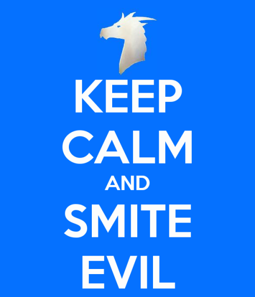 Available in varying hues for all your evil smiting, darkness vaporizing, and unholy vanquishing nee