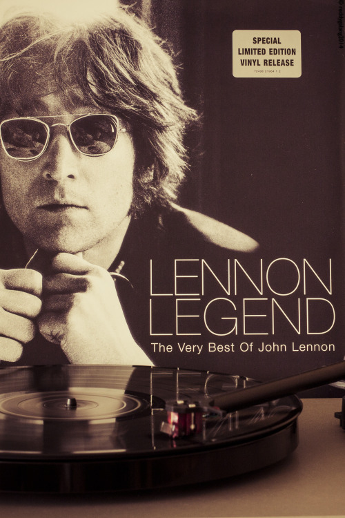 whatsspinning:  what’s spinning… LENNON LEGEND The Very Best Of John Lennon 1997 US limited edition 20-track double LP, compiling the very best of John’s solo releases, housed in a monochrome gatefold picture sleeve with original title/credits inners