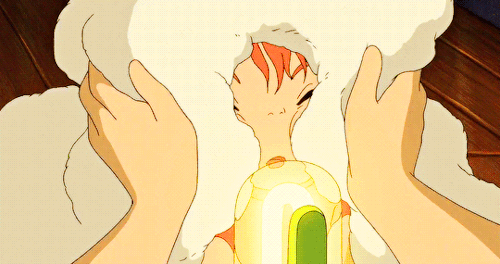 henrycavillary:PONYO (2008)  dir. Hayao MiyazakiPonyo loves Sosuke! I will be a human, too!HAAAAAM!!