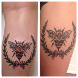 1337tattoos:  Fresh vs healed submitted by http://jessiissatattoo.tumblr.com