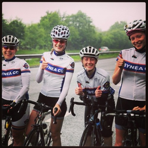 charliemei88: After the mayhem… #teamtimetrial #4up #resolven #byneawomensteam #womenscycling #race