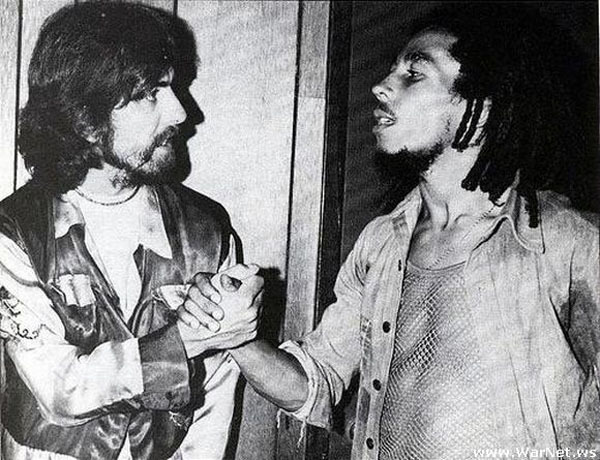 george harrison & bob marley