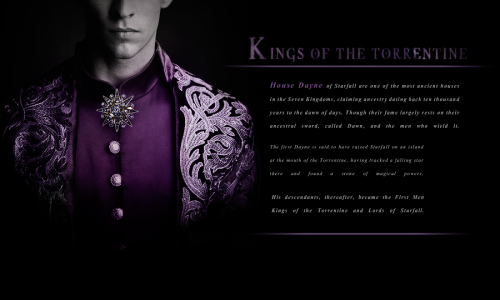 dailydaynes:House Dayne of Starfall is a noble house from Starfall in Dorne. They are among the prin
