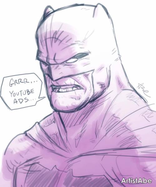 Dark Knight Returns Batman sketchInstagram: ArtistAbe   FB: ArtistAbeLopez   Etsy: ArtistAbe