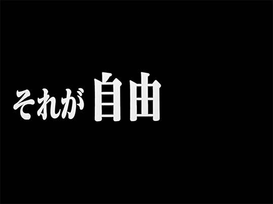 yukimii:   This is Freedom This is the Reality    Neon Genesis Evangelion Episode