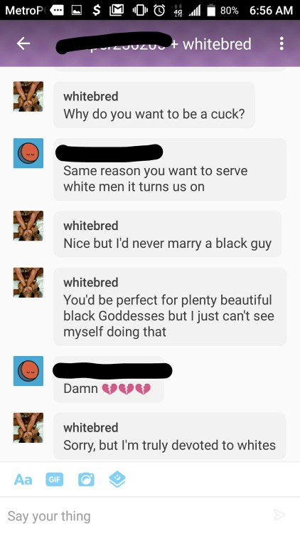 whitebred: I spent over 赨 in new sex toys and outfits! These toys can keep me devoted to white cock ONLY and distracted away from dumb local niggers who keep trying to fuck me daily! I TURN DOWN BLACK MEN DAILY!  Being a sexy black girl FULLY devoted