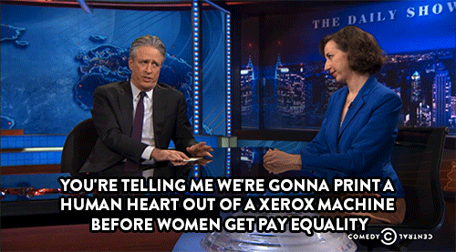 comedycentral:  Click here to watch Kristen Schaal and Jon Stewart discuss the future