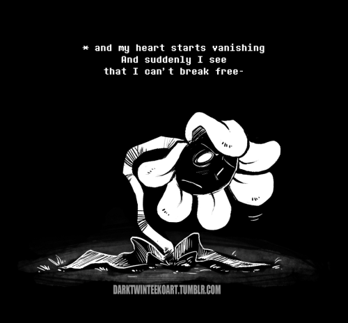 darktwinteekoart:-Bad Flowey-Art © ZombiDJ