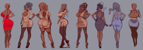 therealfunk:  Buncha sketches and roughs adult photos