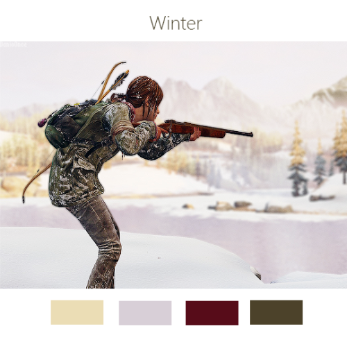 danioonce:The last of Us + Season colors