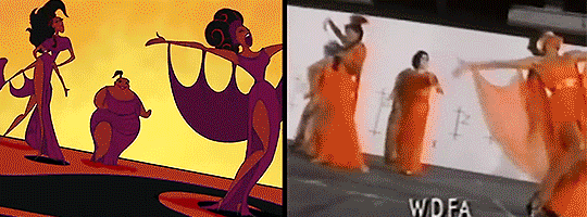 mamalaz:  So, Disney storyboarded Hercules in live action with dancers. My mind is