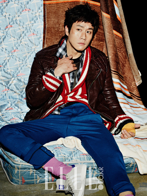 Jung Woo Для Elle Korea 01/2014