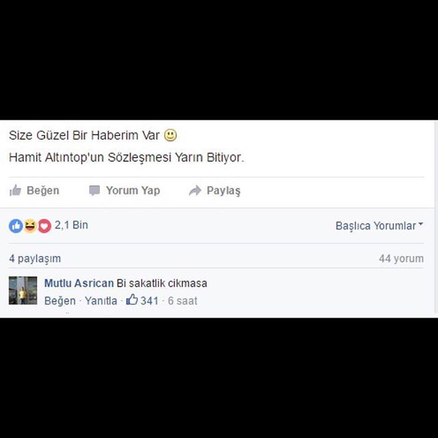 Size güzel bir haberim...