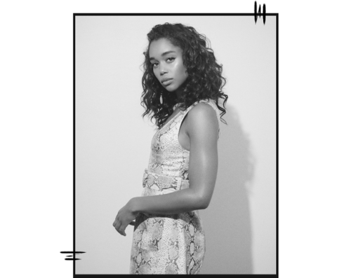 Laura Harrier interview with WHO WHAT WEAR“Using your voice can create a platform for speaking out a