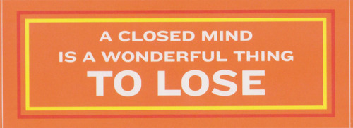 diabeticlesbian: From “I Can’t Even Drive Straight: A Gay Pride Bumper Sticker Postcard book” Herter