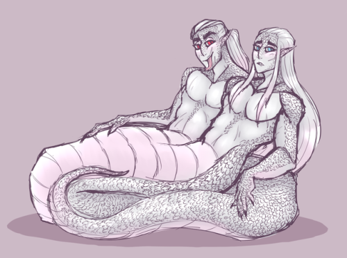 Albino conjoined Naga twins, Red (left) and his brother Blue (right). Blue has both his arms, but Re