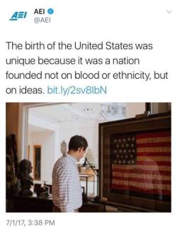 ithelpstodream:are we just gonna forget about the nearly total genocide of native americans, the enslavement of black people, and the exploitation of mexicans? 😐