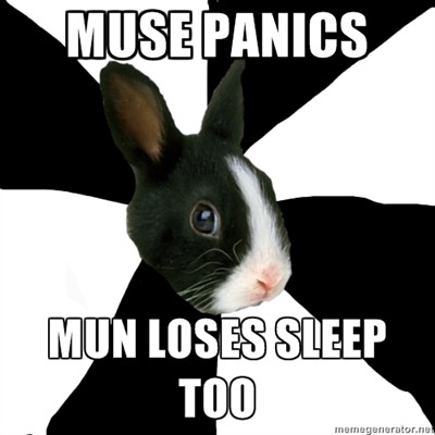 XXX fyeahroleplayingrabbit:  “Muse panics, photo