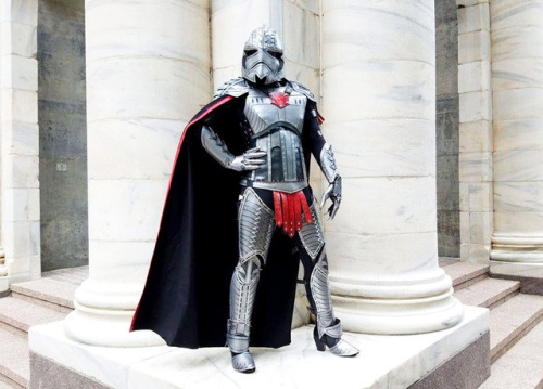 terribletriocosplay:Some VERY late pictures of Phasma and Kylo Ren from Dragoncon 2017. 