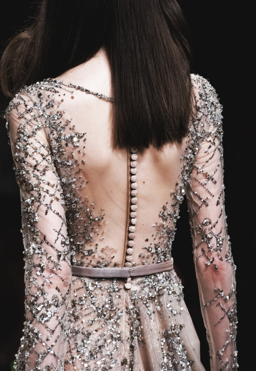 runwayandbeauty: Detail at Ziad Nakad Haute Couture Fall/Winter 2016-17.