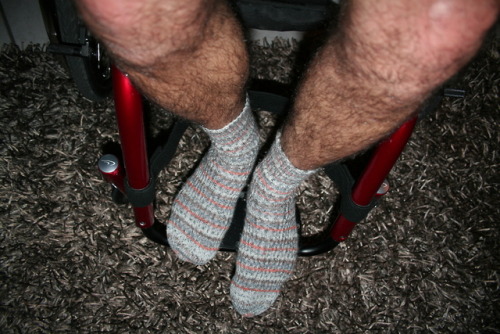 ormarkus1: diapermichel: For the sock lovers even his socks are sexy!  love the hairy legs! 