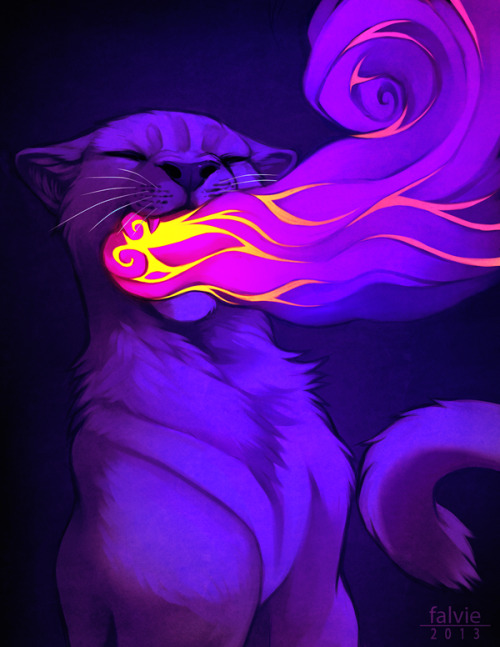 awesomedigitalart:  Blacklight by *falvie 