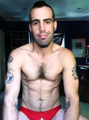 slavepupboy:  #neoprene #hardbody #bdsm #mrbulletleather2014