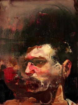   Drian Ghenie (Romanian, B. 1977), Self-Portrait No. 3, 2010. Oil On Canvas, 46