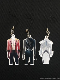 yoimerchandise: YOI x Chara-Ani Skating Costume Acrylic Charms