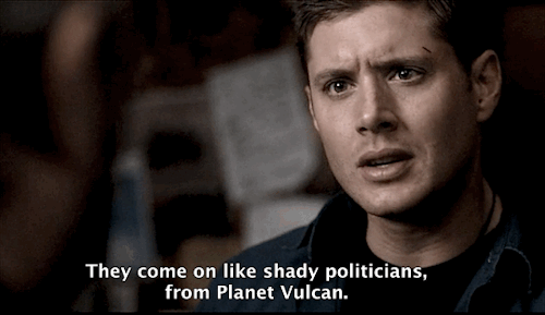 thejabberwock:thejabberwock:endless reasons to love dean winchester he’s a trekkie1.06, 4.02, 4.21, 
