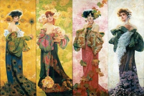 The Four Seasons by Gaspar Camps i Junyent, c. 1907