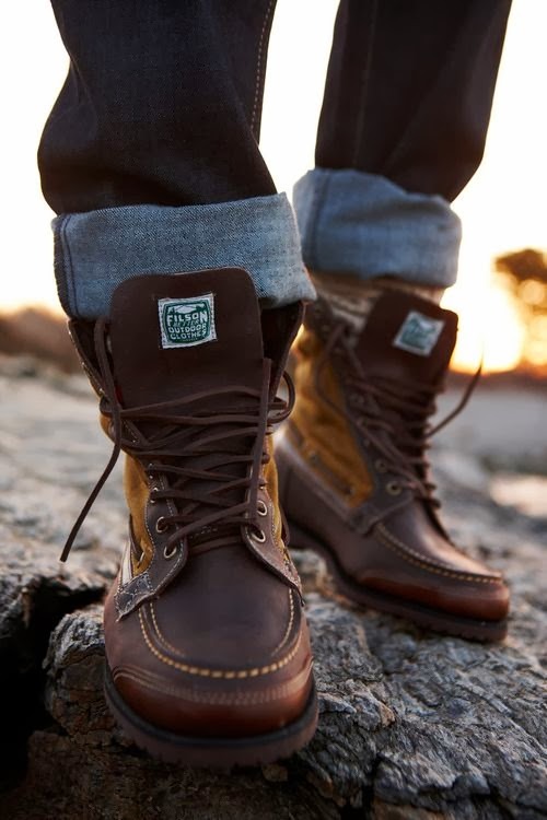 filson, sebago boots