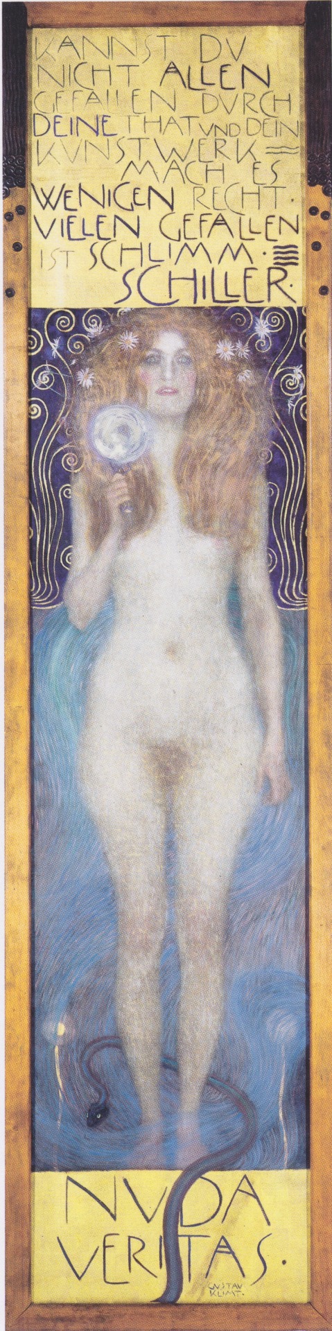 gustavklimt-art:  Nuda Veritas, 1899Gustav Klimt