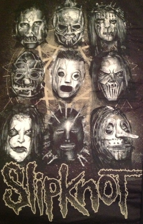 My SlipKnoT shirt adult photos