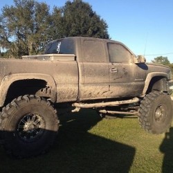 chasethatchevy:  just sexy. #truck #lifted #muddin #lift #chevy #chevrolet #trucks #mud #tires by _nataliewarrick http://instagr.am/p/UvL2uIDu5p/