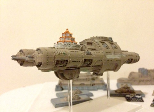 I did the thing, so here’re some progress shots of Ghost Fleet Ankō’s flagship, the Takiyasha.