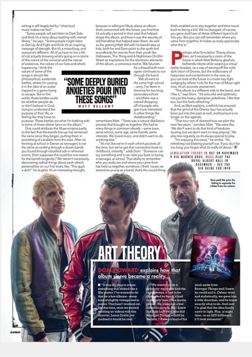 Muse on the new issue of Kerrang!Thanks to Elom8 on reddit