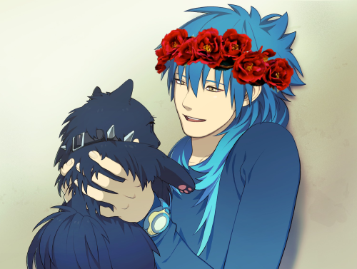 Aobas with flowers(◡‿◡✿)