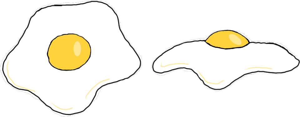 vqns:  transparent egg doodles
