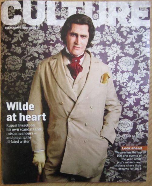 Rupert Everett as Oscar Wilde (The Judas Kiss by David Hare) Culture magazine, The Sunday Times, 201