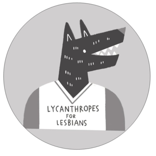 Porn photo andyrogyny:Pre-order your LGBT cryptid stickers